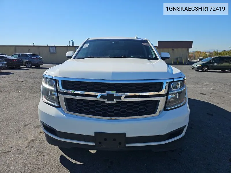 2017 Chevrolet Tahoe Ls VIN: 1GNSKAEC3HR172419 Lot: 40768359