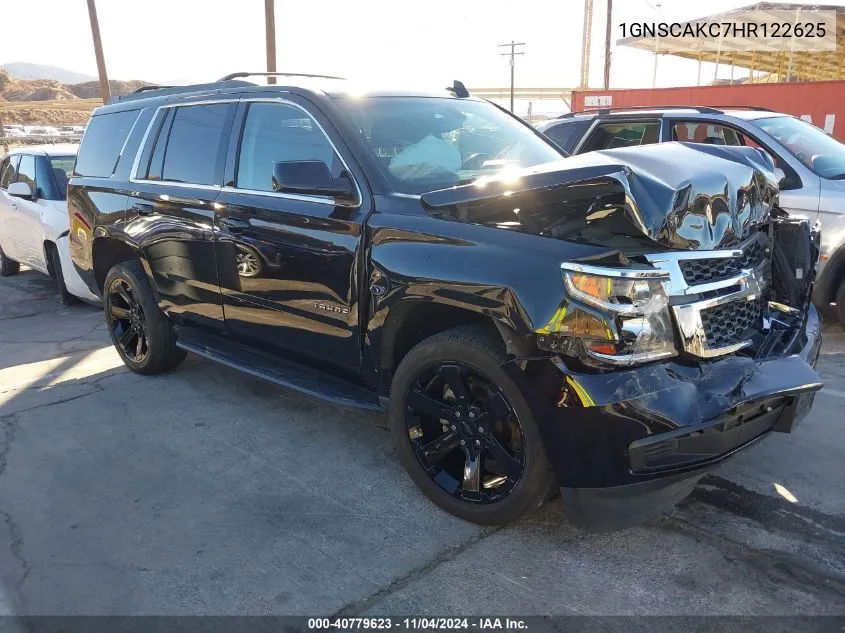 2017 Chevrolet Tahoe Ls VIN: 1GNSCAKC7HR122625 Lot: 40779623