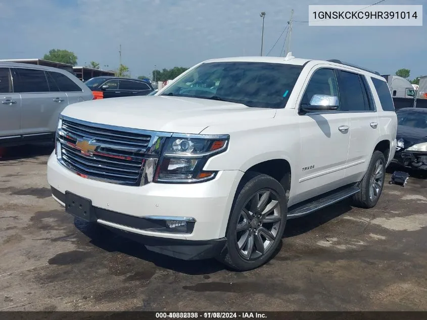 2017 Chevrolet Tahoe Premier VIN: 1GNSKCKC9HR391014 Lot: 40832338