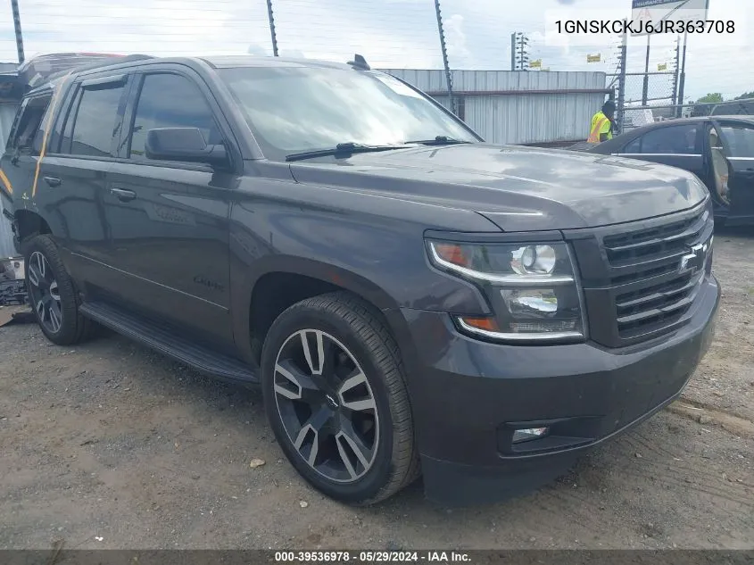 1GNSKCKJ6JR363708 2018 Chevrolet Tahoe Premier