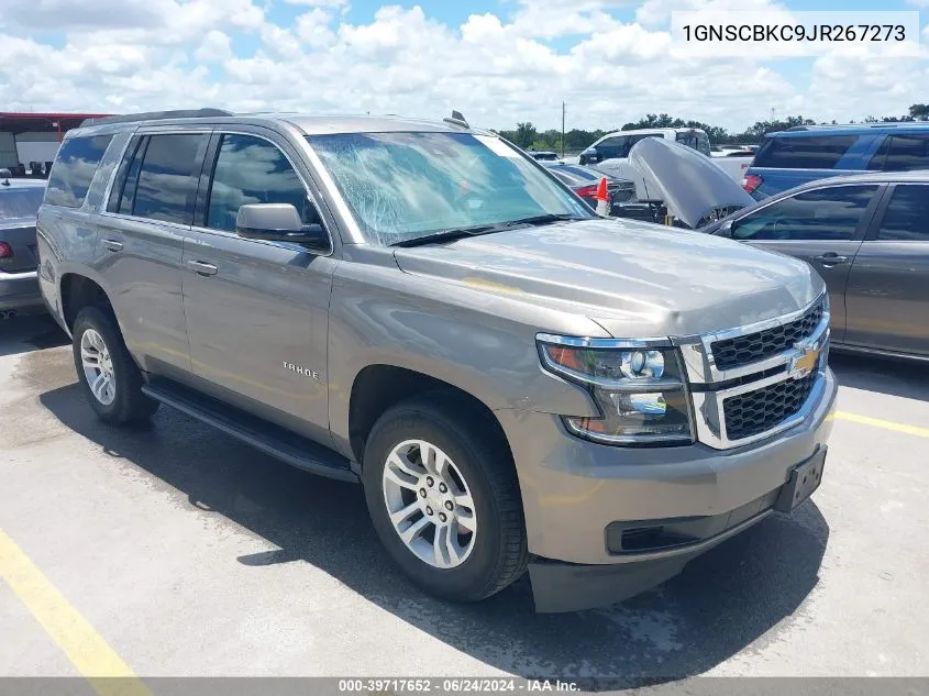 2018 Chevrolet Tahoe Lt VIN: 1GNSCBKC9JR267273 Lot: 39717652