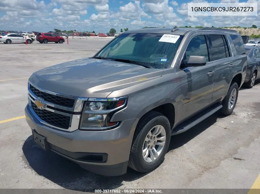 1GNSCBKC9JR267273 2018 Chevrolet Tahoe Lt