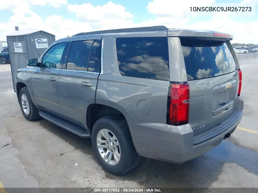 1GNSCBKC9JR267273 2018 Chevrolet Tahoe Lt