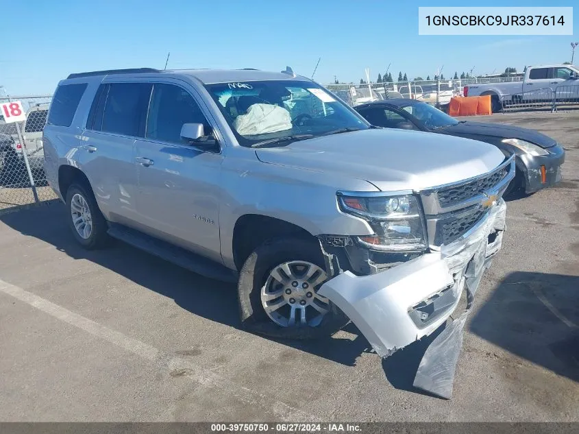 1GNSCBKC9JR337614 2018 Chevrolet Tahoe C1500 Lt