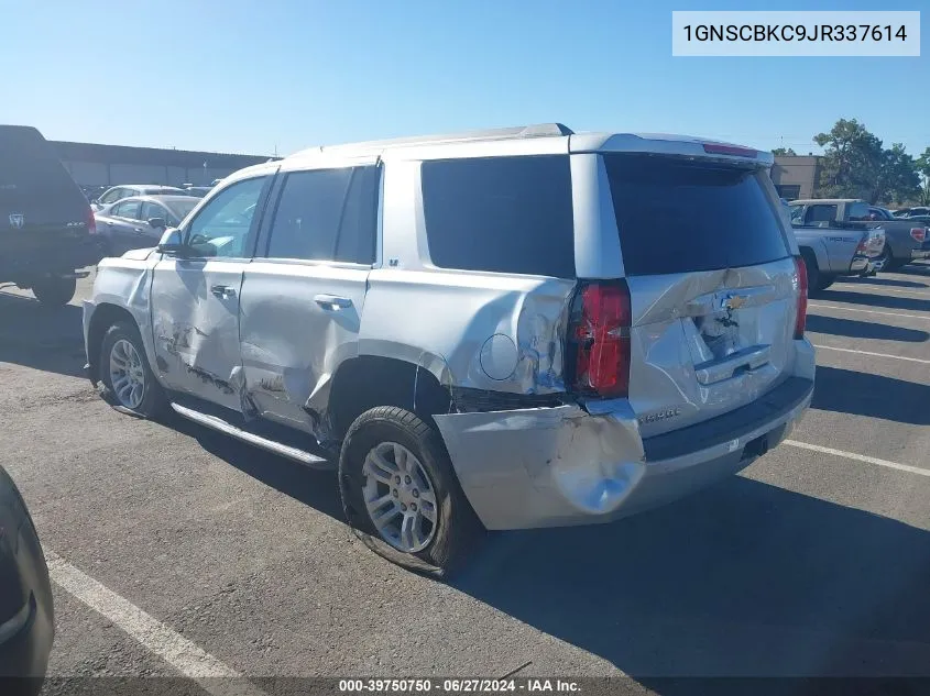 2018 Chevrolet Tahoe C1500 Lt VIN: 1GNSCBKC9JR337614 Lot: 39750750