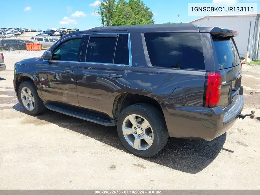 2018 Chevrolet Tahoe Lt VIN: 1GNSCBKC1JR133115 Lot: 39822675