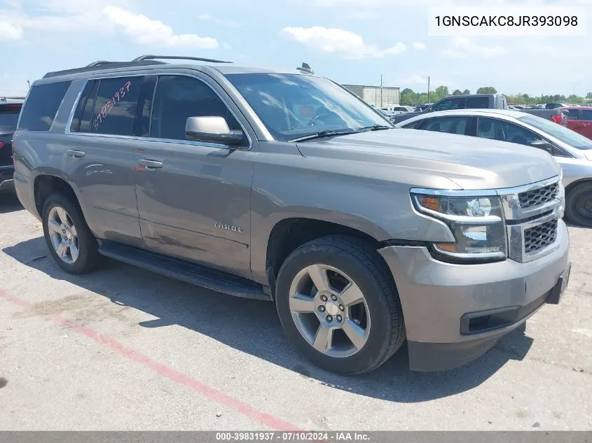 1GNSCAKC8JR393098 2018 Chevrolet Tahoe Ls