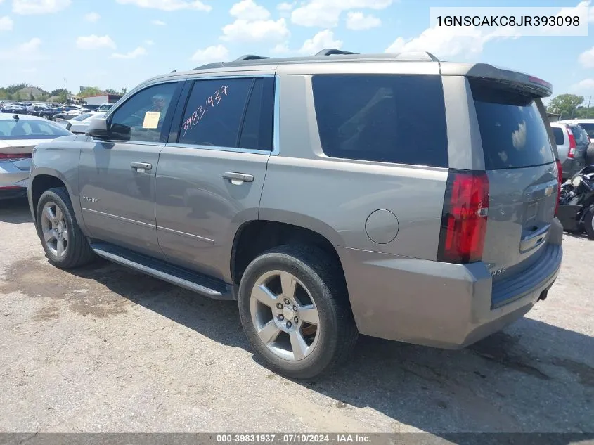 1GNSCAKC8JR393098 2018 Chevrolet Tahoe Ls