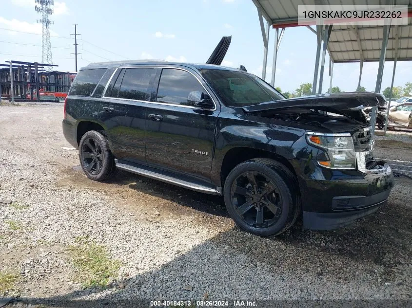 2018 Chevrolet Tahoe Ls VIN: 1GNSKAKC9JR232262 Lot: 40184313