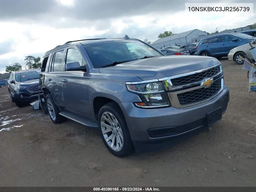 2018 Chevrolet Tahoe Lt VIN: 1GNSKBKC3JR256739 Lot: 40390165