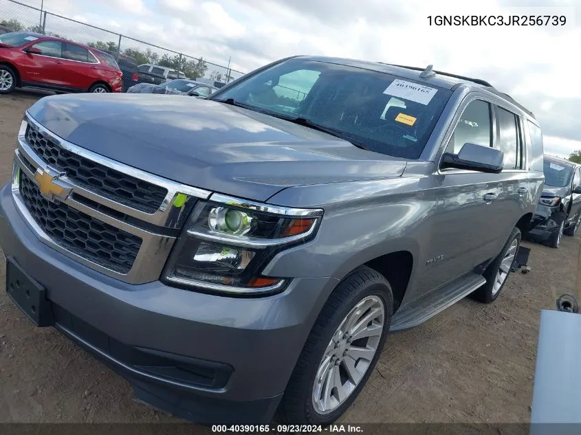 2018 Chevrolet Tahoe Lt VIN: 1GNSKBKC3JR256739 Lot: 40390165