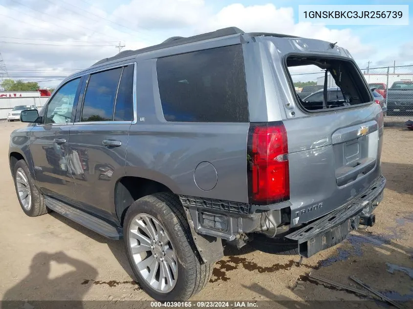 2018 Chevrolet Tahoe Lt VIN: 1GNSKBKC3JR256739 Lot: 40390165