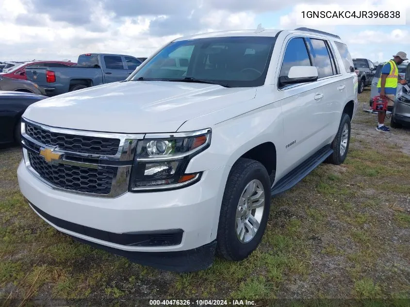 2018 Chevrolet Tahoe Ls VIN: 1GNSCAKC4JR396838 Lot: 40476326