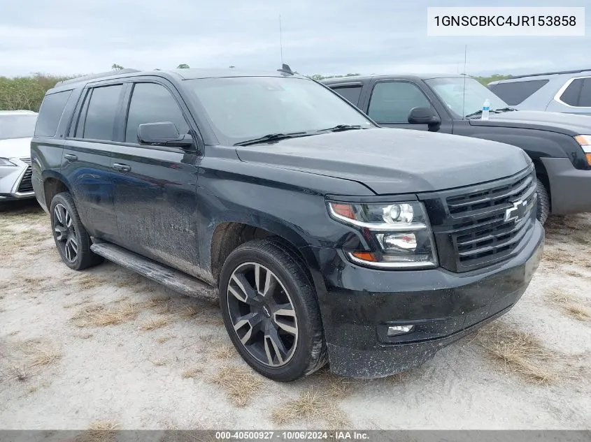 2018 Chevrolet Tahoe Lt VIN: 1GNSCBKC4JR153858 Lot: 40500927