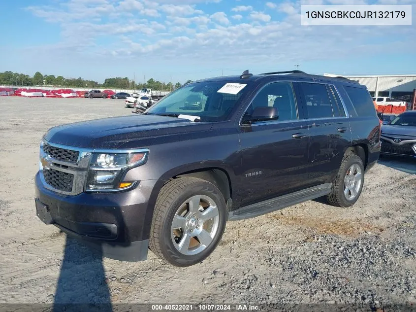 2018 Chevrolet Tahoe Lt VIN: 1GNSCBKC0JR132179 Lot: 40522021