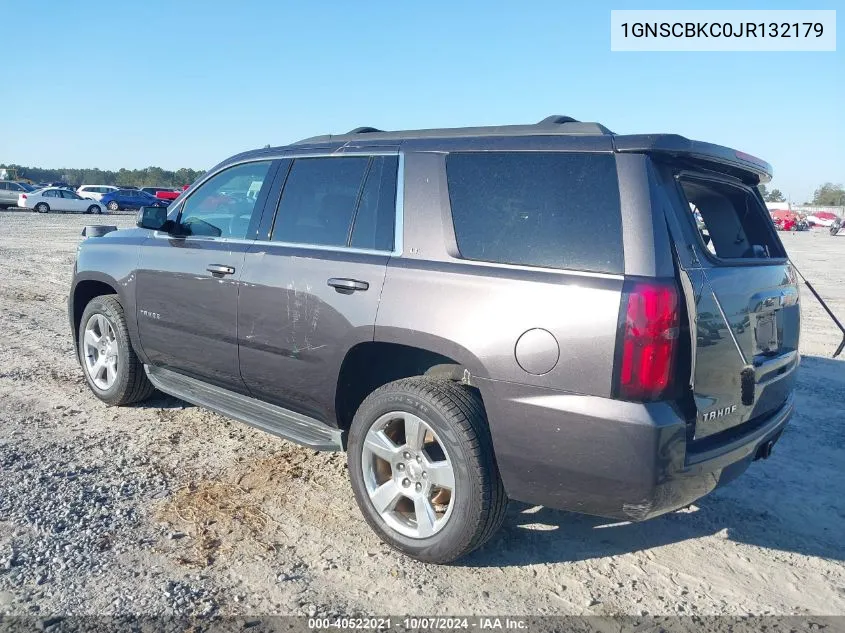 2018 Chevrolet Tahoe Lt VIN: 1GNSCBKC0JR132179 Lot: 40522021