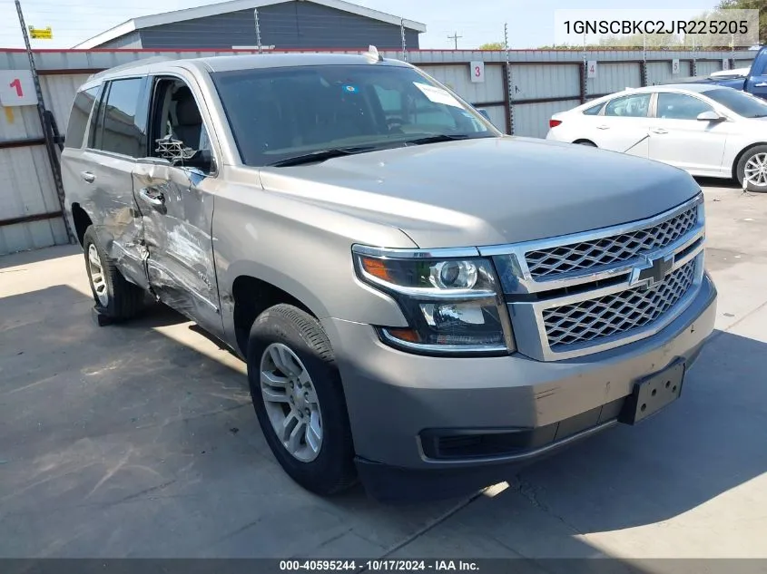 2018 Chevrolet Tahoe C1500 VIN: 1GNSCBKC2JR225205 Lot: 40595244