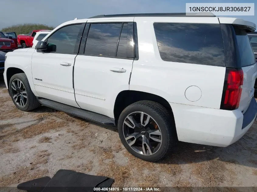 2018 Chevrolet Tahoe C1500 Premier VIN: 1GNSCCKJ8JR306827 Lot: 40614975