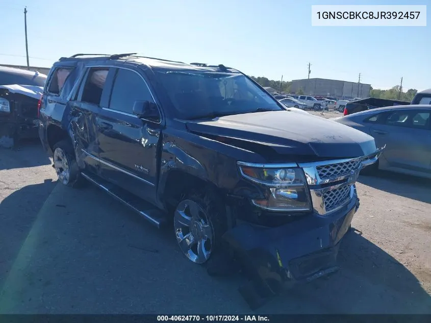 2018 Chevrolet Tahoe Lt VIN: 1GNSCBKC8JR392457 Lot: 40624770