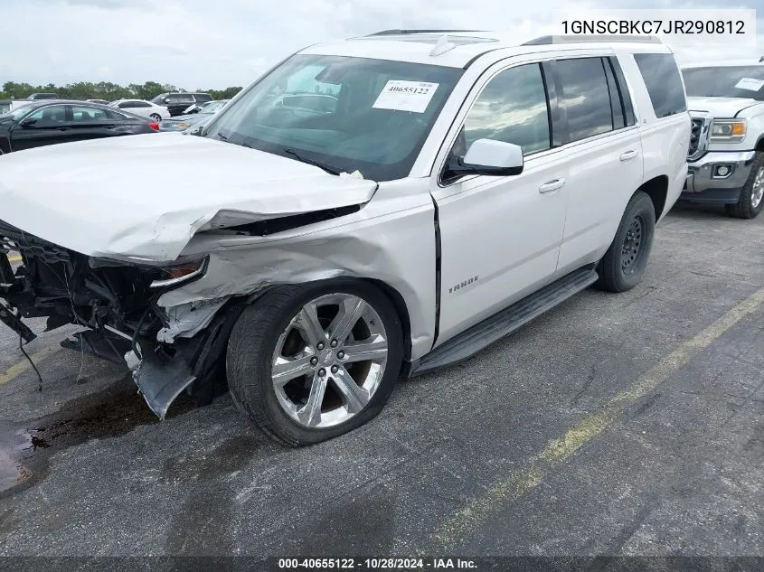 2018 Chevrolet Tahoe Lt VIN: 1GNSCBKC7JR290812 Lot: 40655122