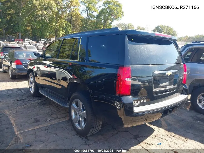 2018 Chevrolet Tahoe Lt VIN: 1GNSCBKC6JR271166 Lot: 40656703