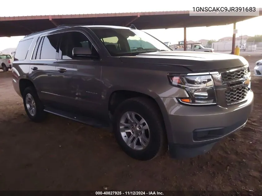 2018 Chevrolet Tahoe Ls VIN: 1GNSCAKC9JR391683 Lot: 40827925