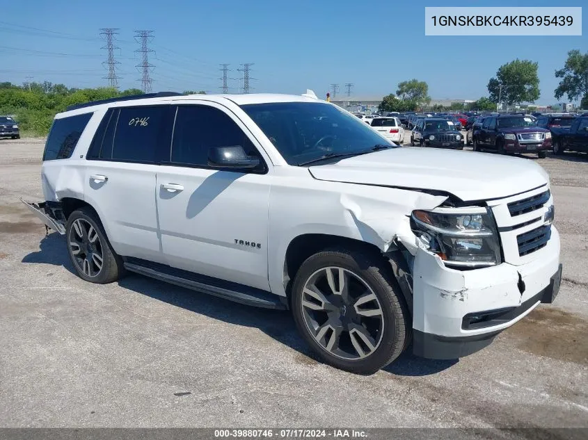 2019 Chevrolet Tahoe Lt VIN: 1GNSKBKC4KR395439 Lot: 39880746