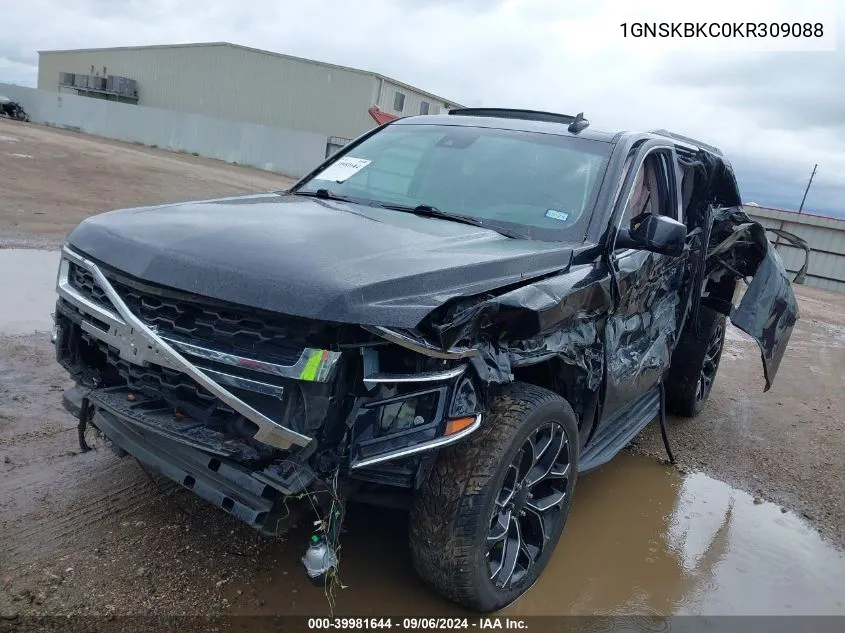 1GNSKBKC0KR309088 2019 Chevrolet Tahoe Lt