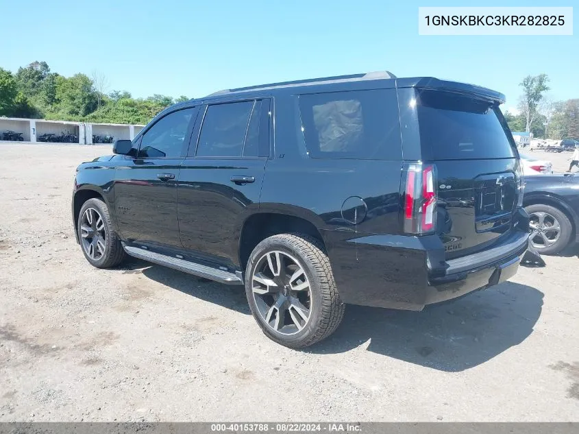 2019 Chevrolet Tahoe Lt VIN: 1GNSKBKC3KR282825 Lot: 40153788