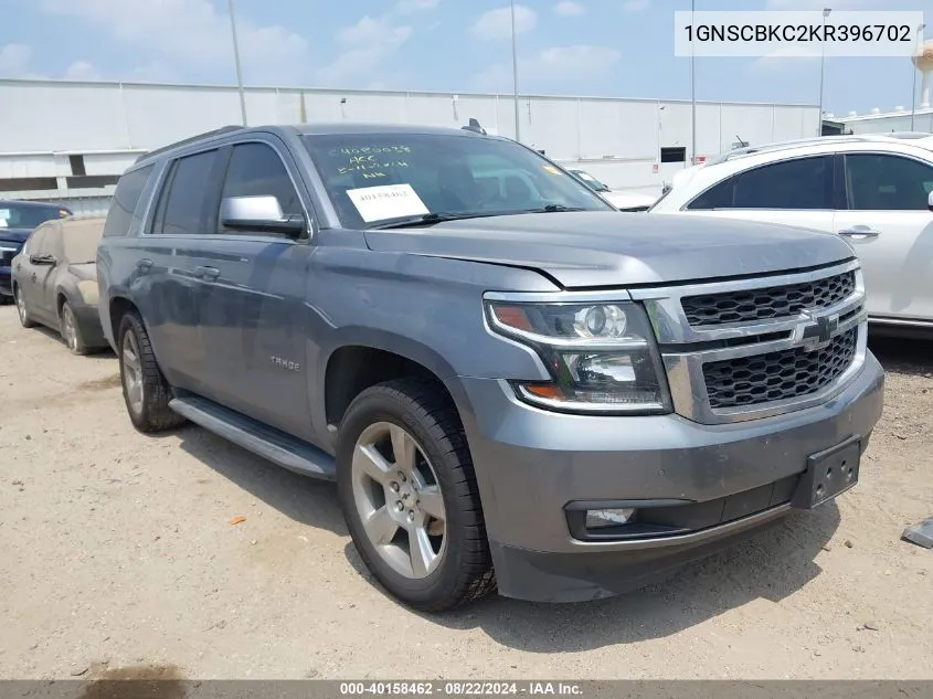 2019 Chevrolet Tahoe Lt VIN: 1GNSCBKC2KR396702 Lot: 40158462