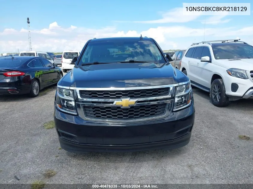 2019 Chevrolet Tahoe Lt VIN: 1GNSCBKC8KR218129 Lot: 40476335