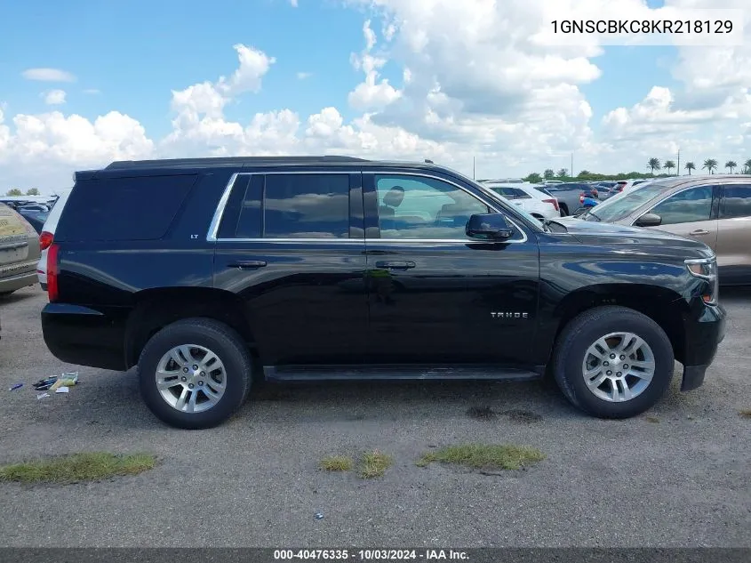 2019 Chevrolet Tahoe Lt VIN: 1GNSCBKC8KR218129 Lot: 40476335