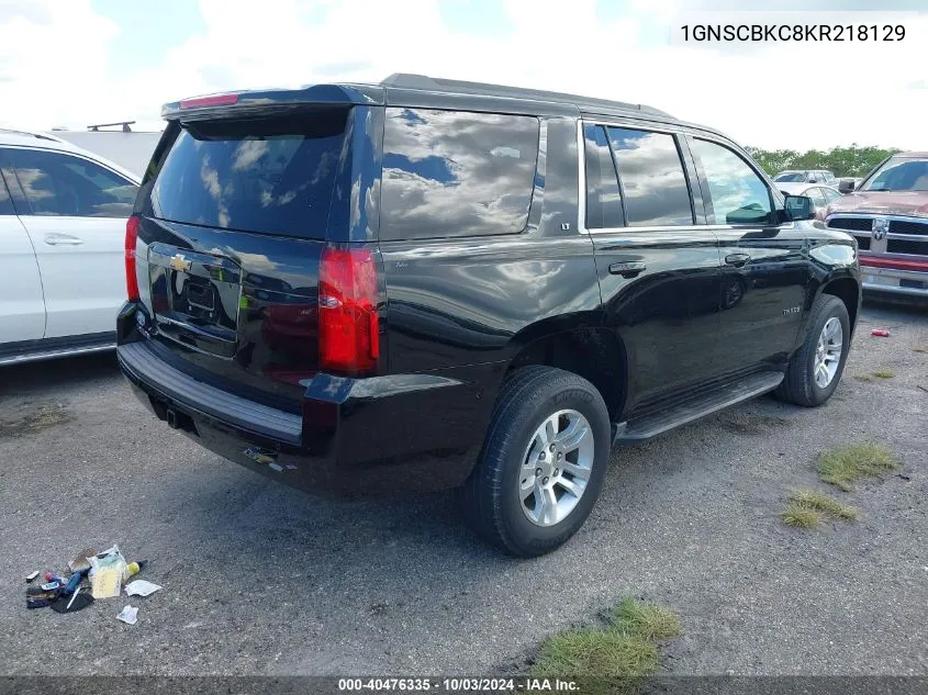 2019 Chevrolet Tahoe Lt VIN: 1GNSCBKC8KR218129 Lot: 40476335