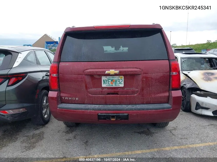 1GNSKBKC5KR245341 2019 Chevrolet Tahoe Lt