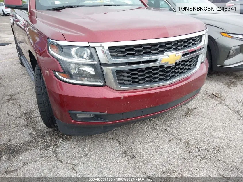 1GNSKBKC5KR245341 2019 Chevrolet Tahoe Lt