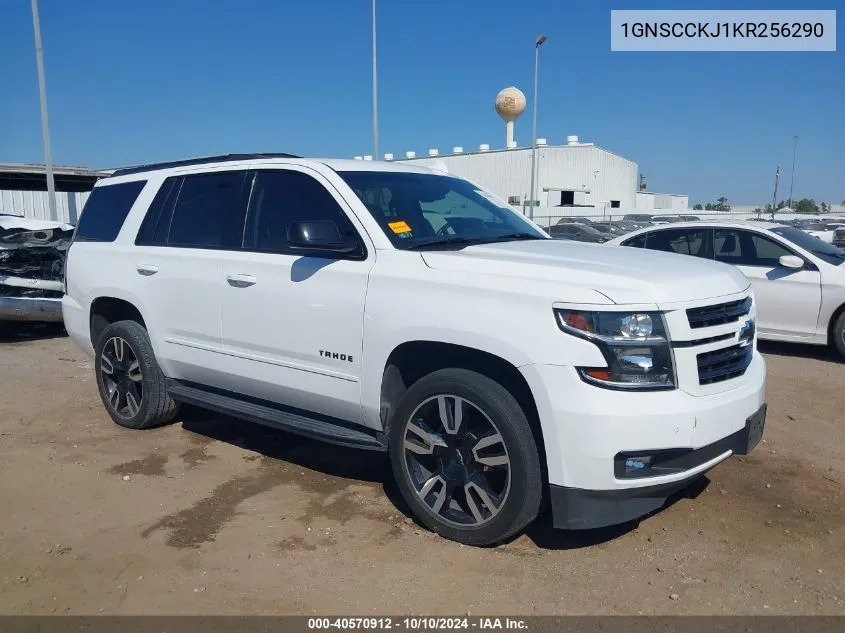 2019 Chevrolet Tahoe Premier VIN: 1GNSCCKJ1KR256290 Lot: 40570912