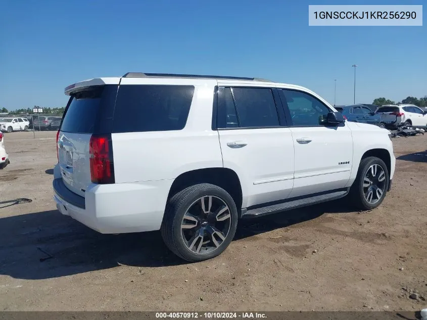 2019 Chevrolet Tahoe Premier VIN: 1GNSCCKJ1KR256290 Lot: 40570912