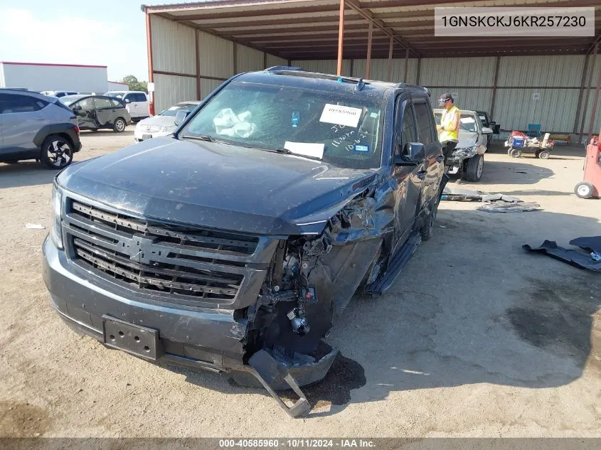 2019 Chevrolet Tahoe Premier VIN: 1GNSKCKJ6KR257230 Lot: 40585960