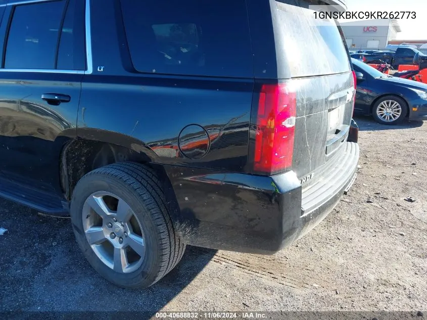 2019 Chevrolet Tahoe Lt VIN: 1GNSKBKC9KR262773 Lot: 40688832