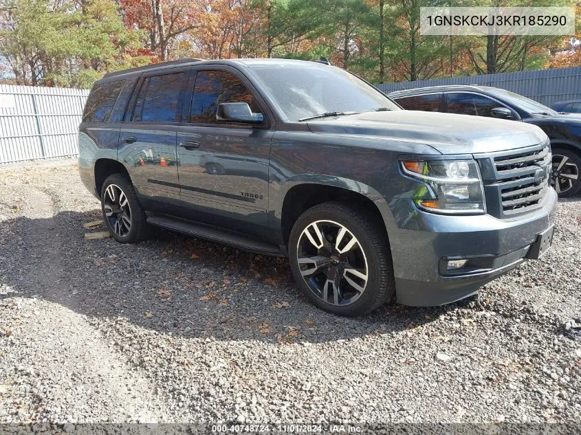 2019 Chevrolet Tahoe Premier VIN: 1GNSKCKJ3KR185290 Lot: 40748724