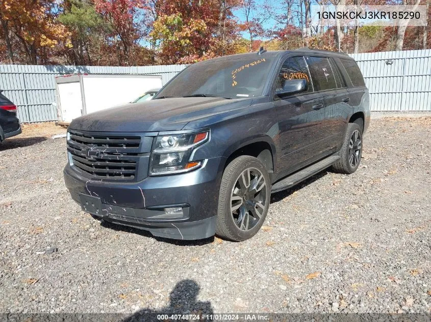 2019 Chevrolet Tahoe Premier VIN: 1GNSKCKJ3KR185290 Lot: 40748724