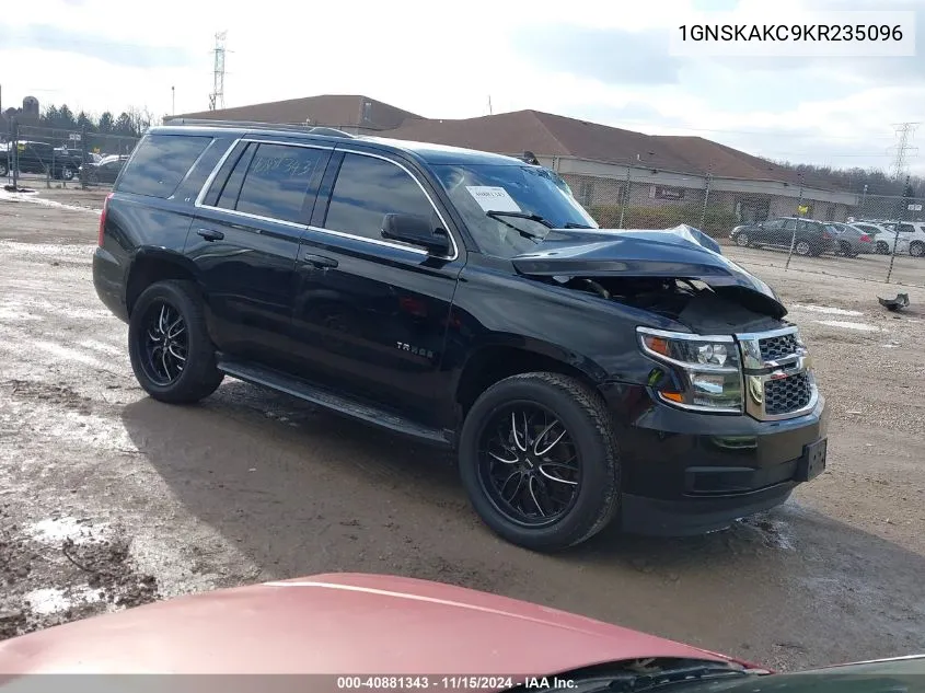 2019 Chevrolet Tahoe Ls VIN: 1GNSKAKC9KR235096 Lot: 40881343