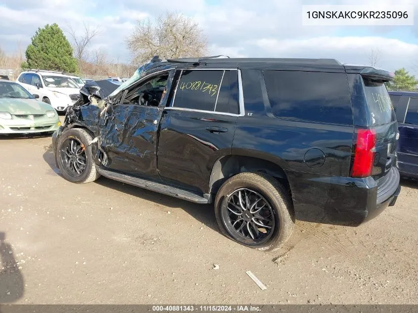 2019 Chevrolet Tahoe Ls VIN: 1GNSKAKC9KR235096 Lot: 40881343