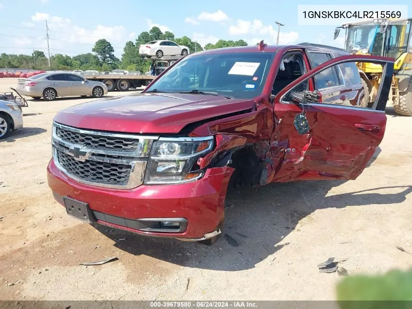 2020 Chevrolet Tahoe 4Wd Lt VIN: 1GNSKBKC4LR215569 Lot: 39679580