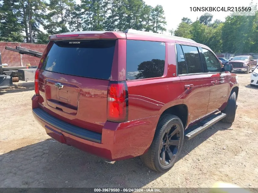 2020 Chevrolet Tahoe 4Wd Lt VIN: 1GNSKBKC4LR215569 Lot: 39679580