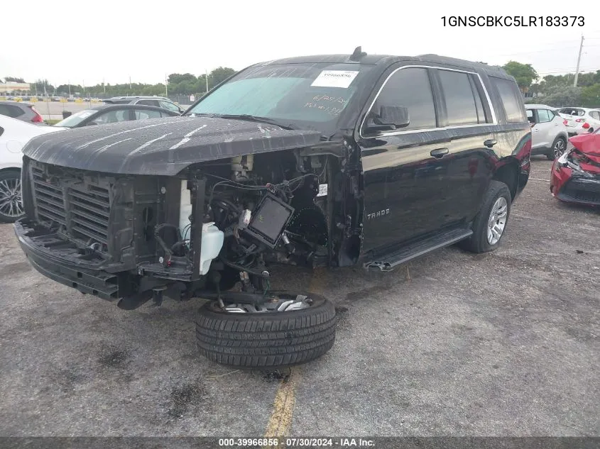 2020 Chevrolet Tahoe 2Wd Lt VIN: 1GNSCBKC5LR183373 Lot: 39966856