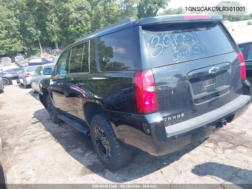 2020 Chevrolet Tahoe 2Wd Ls VIN: 1GNSCAKC9LR301001 Lot: 40101246