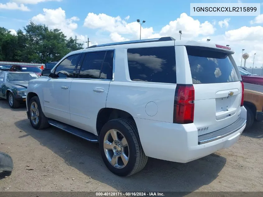 2020 Chevrolet Tahoe 2Wd Premier VIN: 1GNSCCKCXLR215899 Lot: 40128171