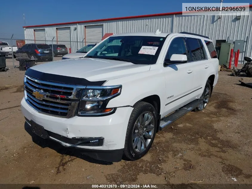 2020 Chevrolet Tahoe 4Wd Lt VIN: 1GNSKBKC8LR296639 Lot: 40312670