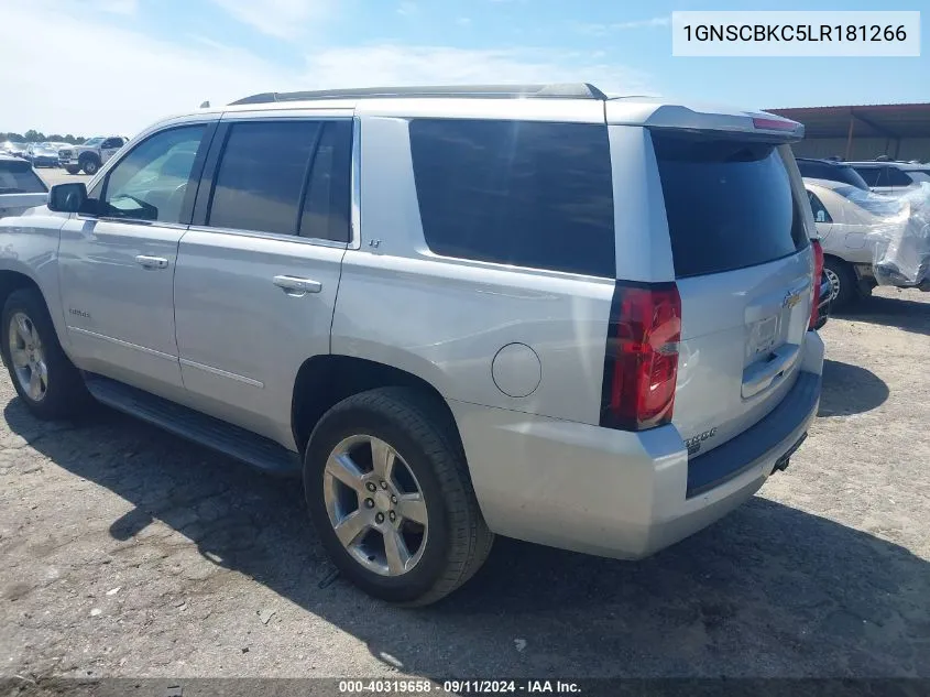 1GNSCBKC5LR181266 2020 Chevrolet Tahoe C1500 Lt